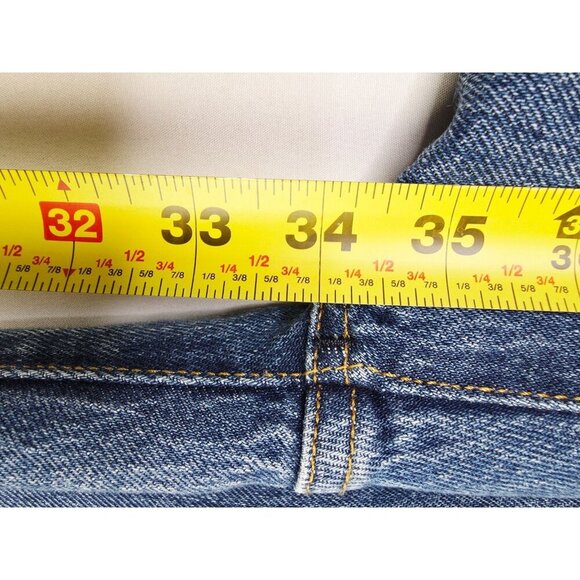 7 For All Mankind Size 25X34 Womens Blue Spencer Flare Mid Rise Jasper Jeans NWT - Picture 10 of 13